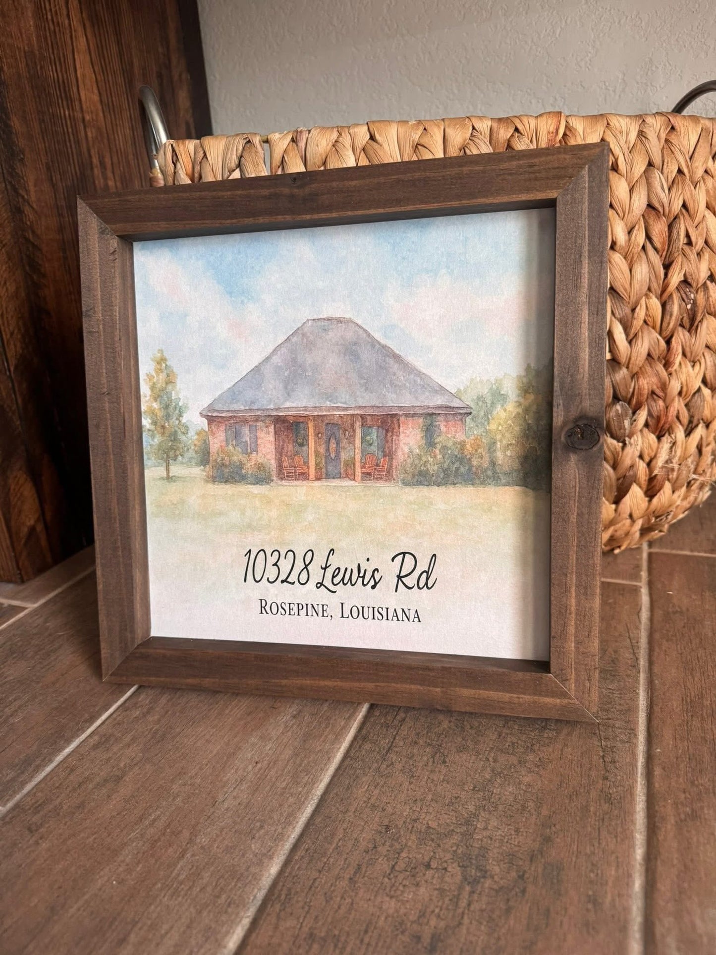 Watercolor Wood UV Printed Signs