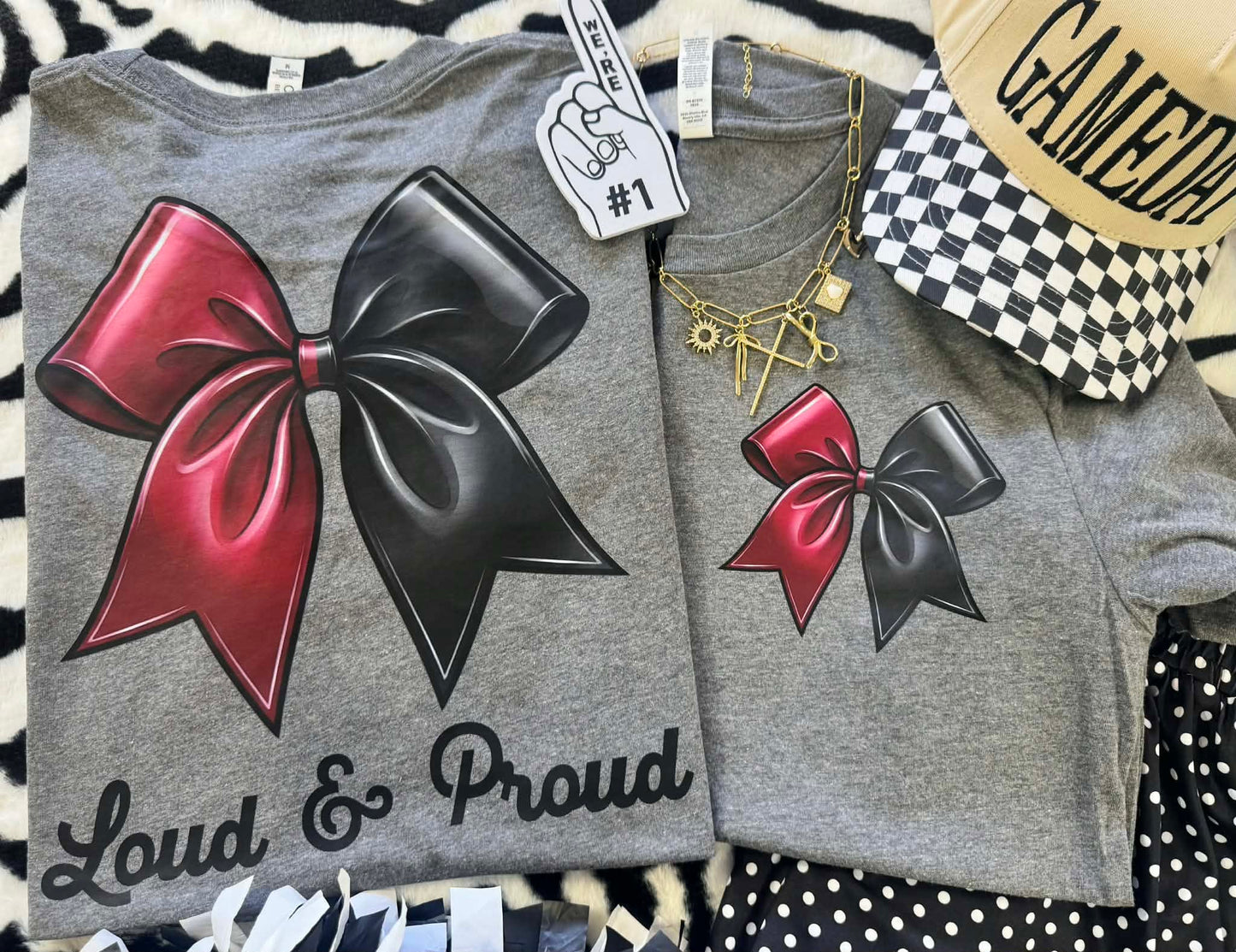 Loud & Proud Bow Tee (Multiple Colors Available)