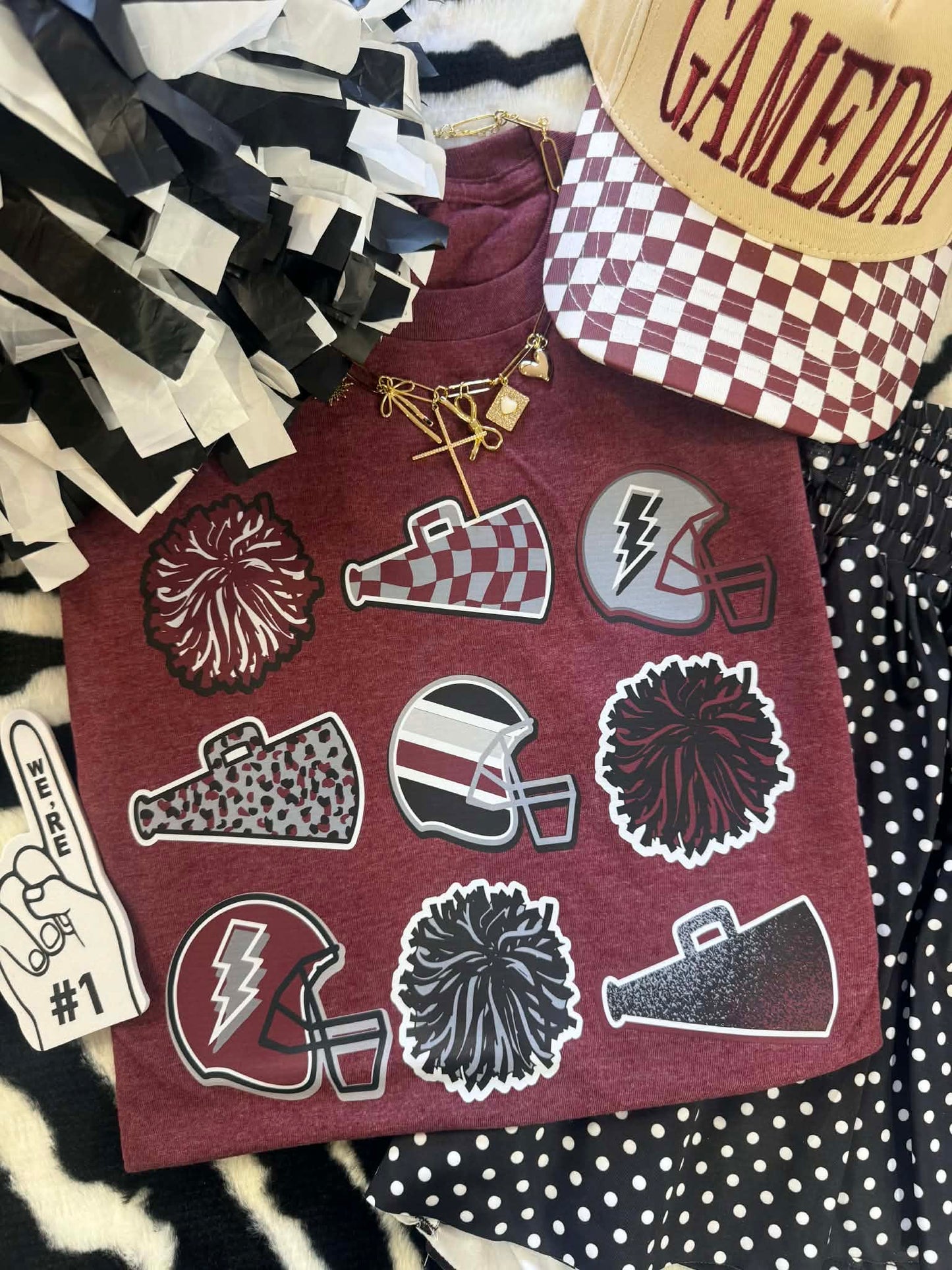 Maroon Game Day Spirit Tee