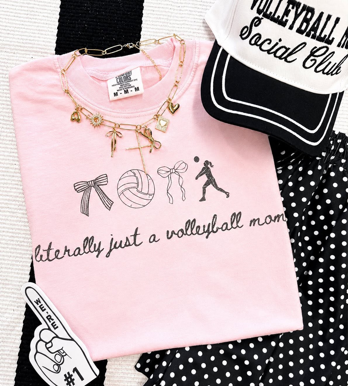Literally Just A Volleyball Mom Tee
