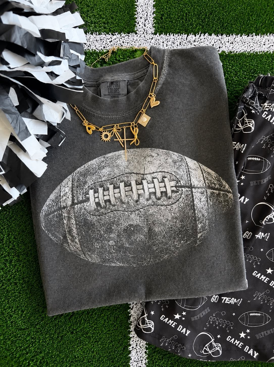 Two Tone Football Tee