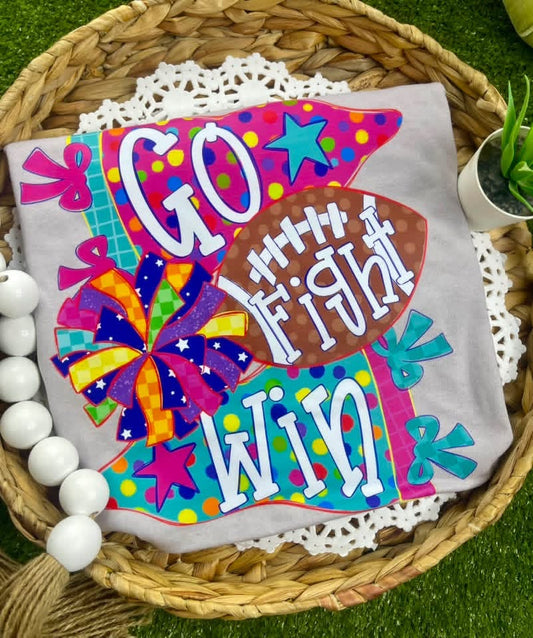 Bright Go Fight Win Football