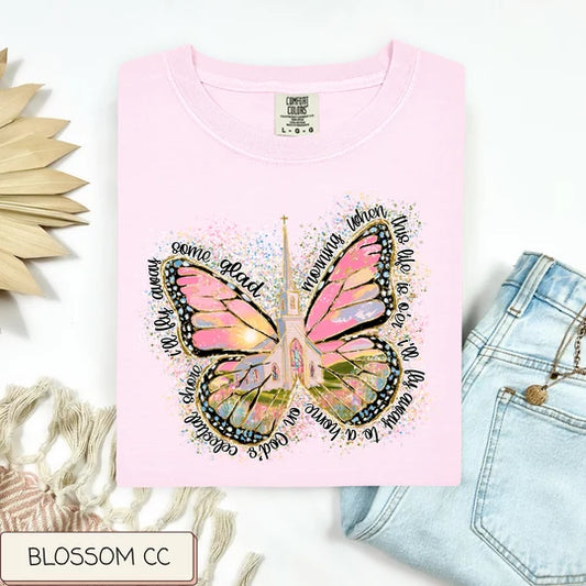 Some Glad Morning Butterfly Tee