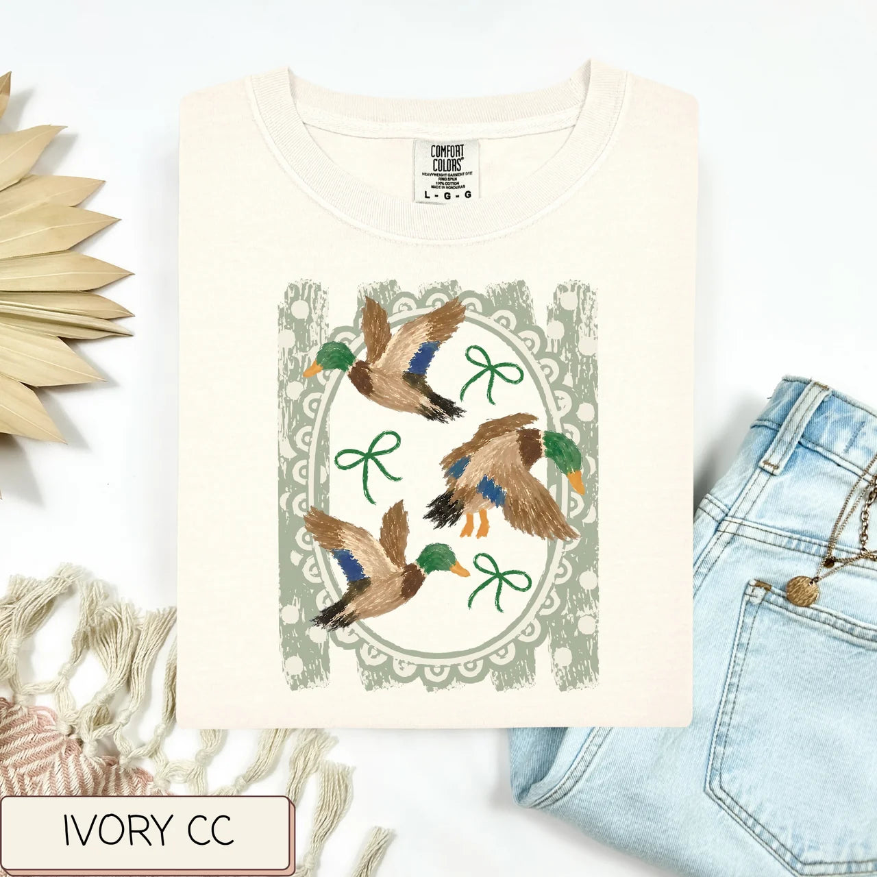 Vintage Oval Frame Mallards Tee