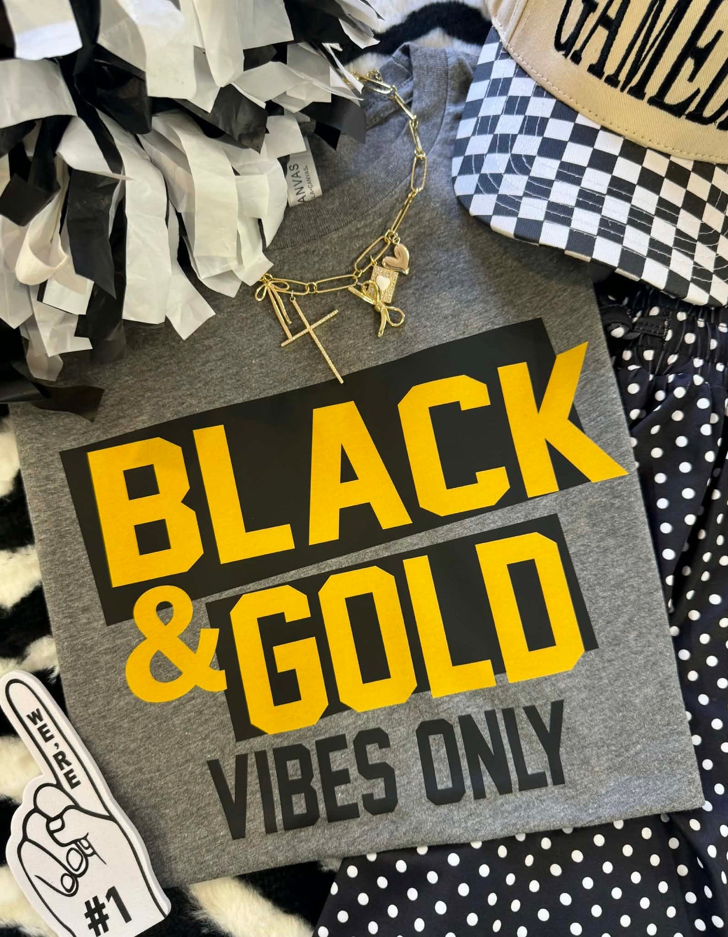 Custom Color & Gold Vibes Only (Multiple Colors Available)