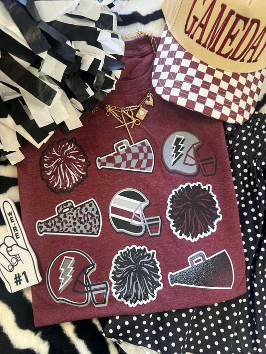 Maroon Game Day Spirit Tee