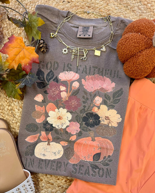 Pumpkin God Is Faithful Tee