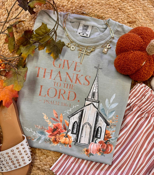 Pumpkin Give Thanks to the Lord