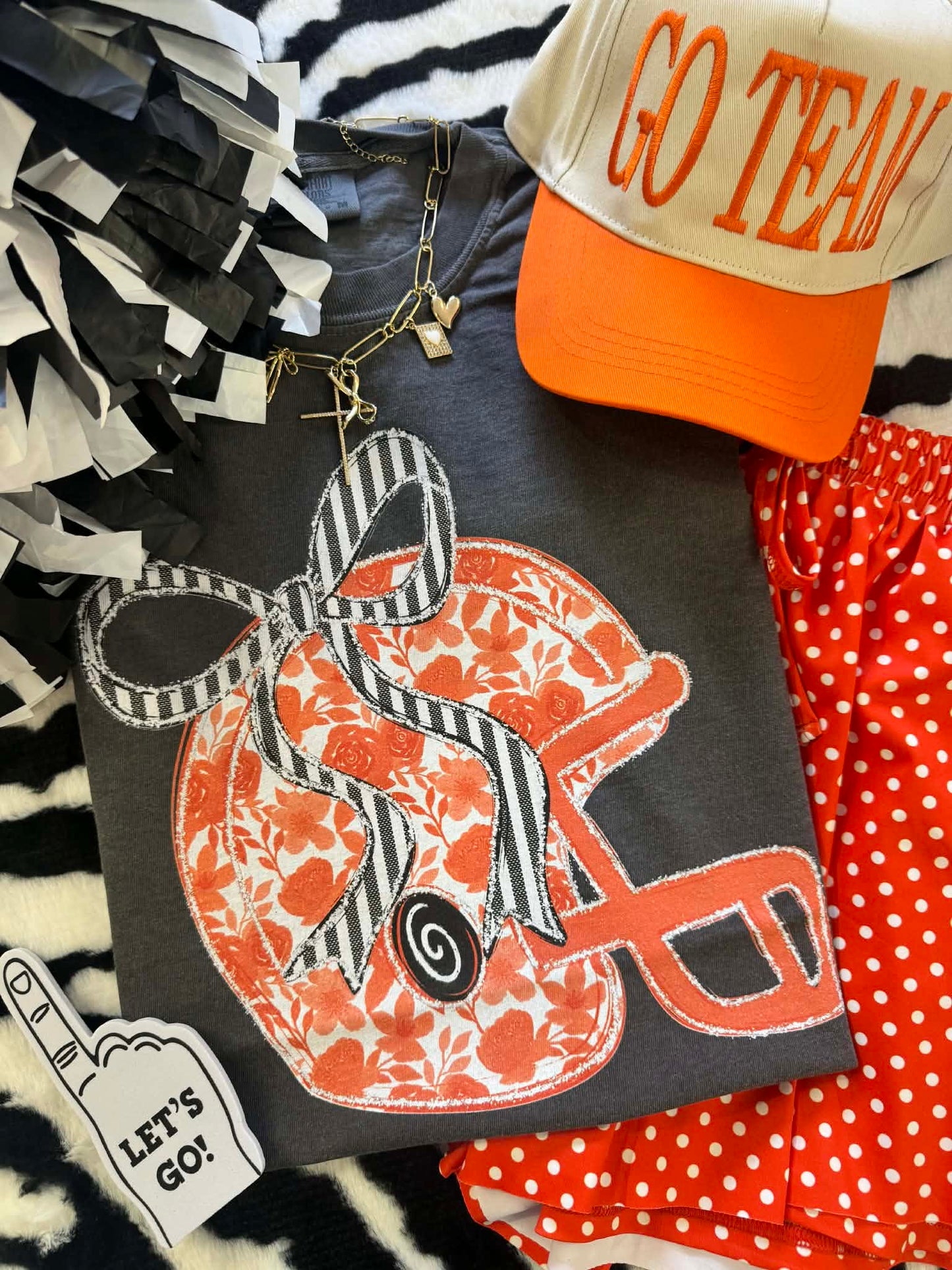 Floral Helmet Tee (Multiple Colors Available)