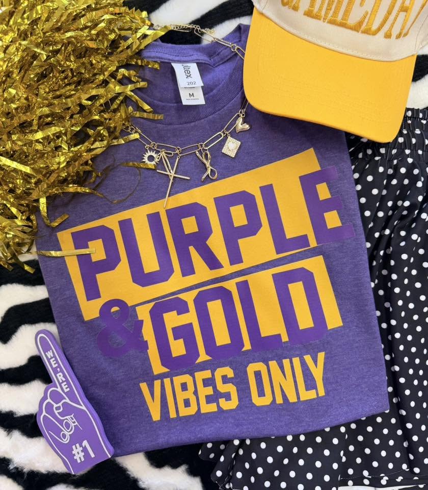 Custom Color & Gold Vibes Only (Multiple Colors Available)
