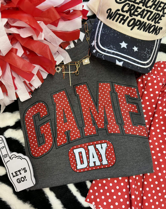 Game Day Polka Dot Tee (Multiple Colors Available)