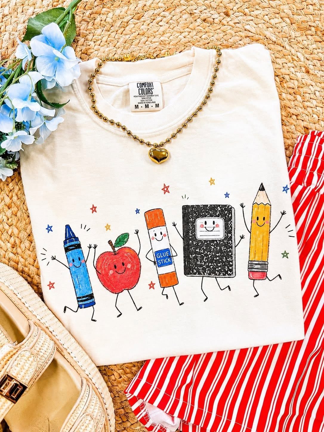 Happy As A School Supply Tee