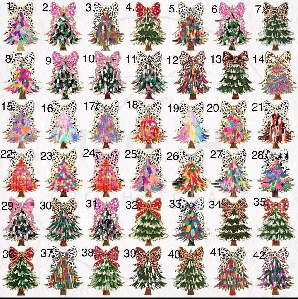 UV-Printed Christmas Trees