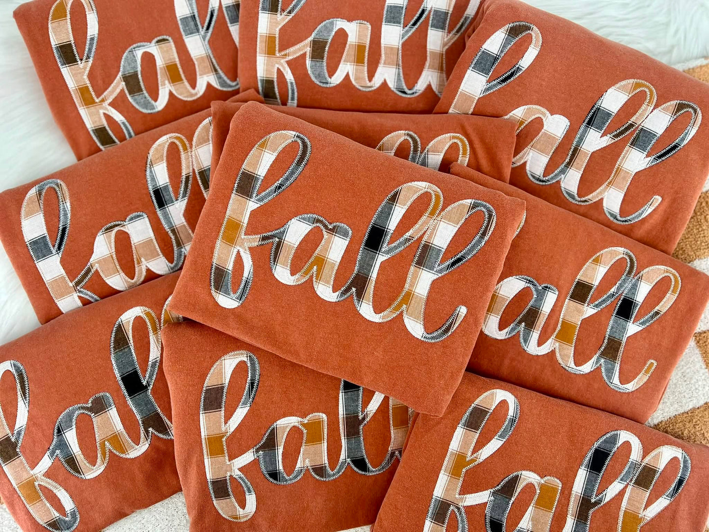 Fall Appliqué Cursive