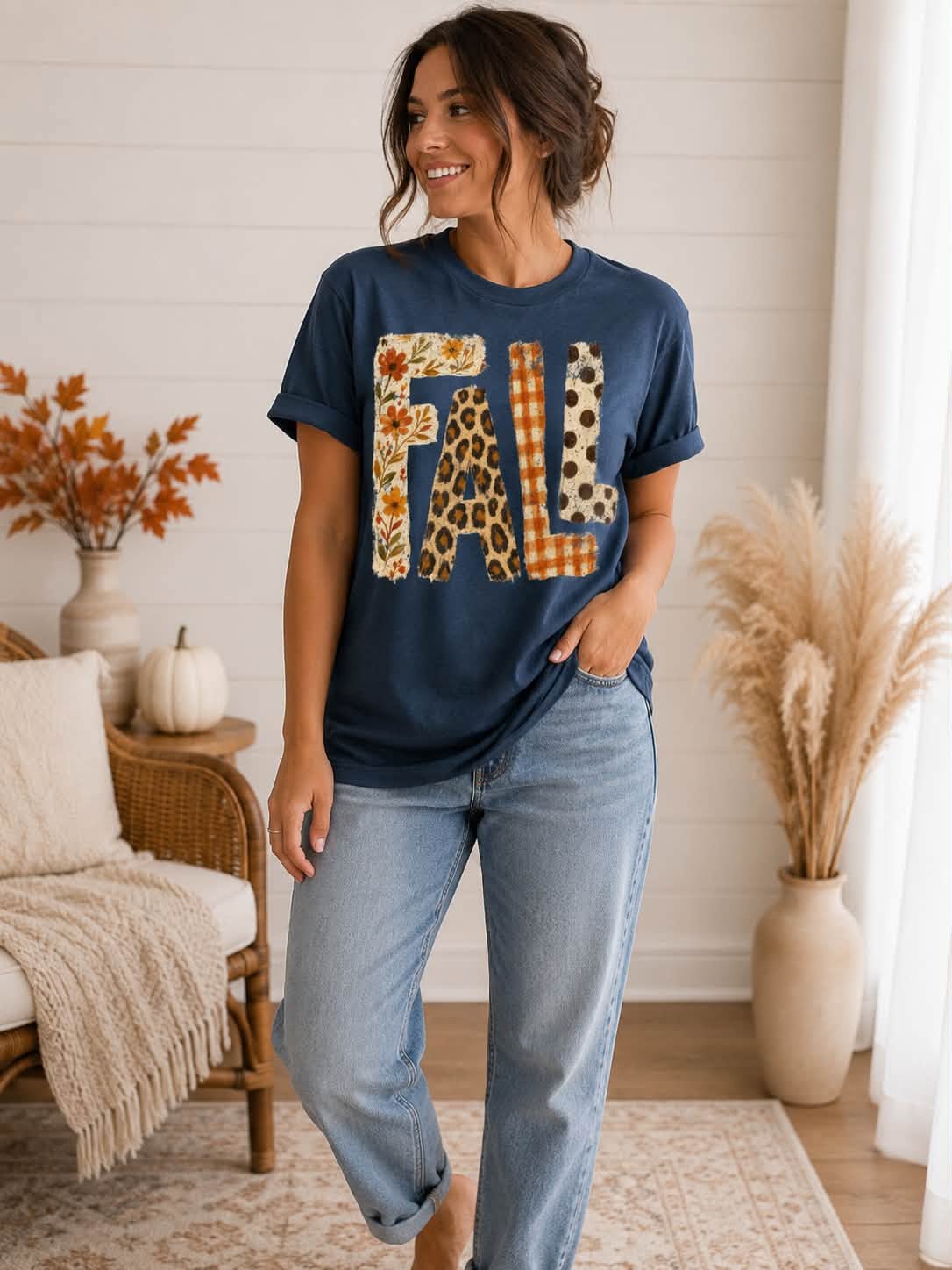 Fall Multiprint Tee