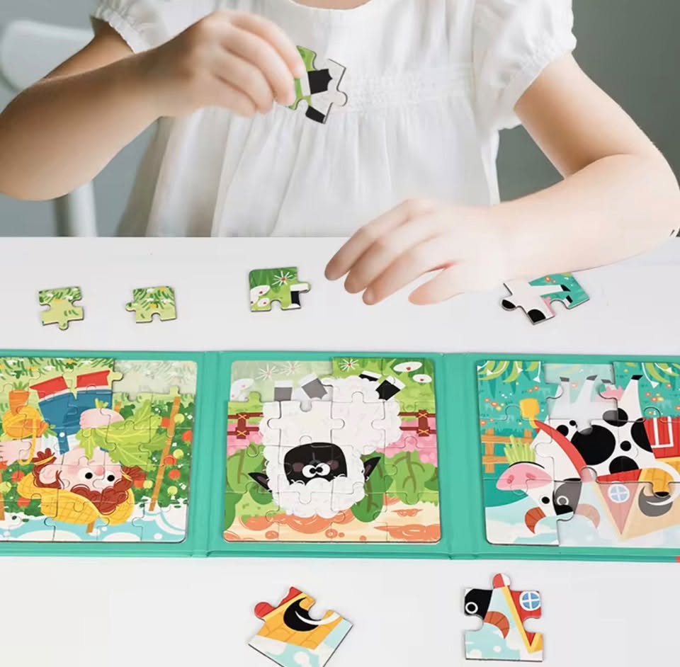 Level Up Magnetic Puzzle Book