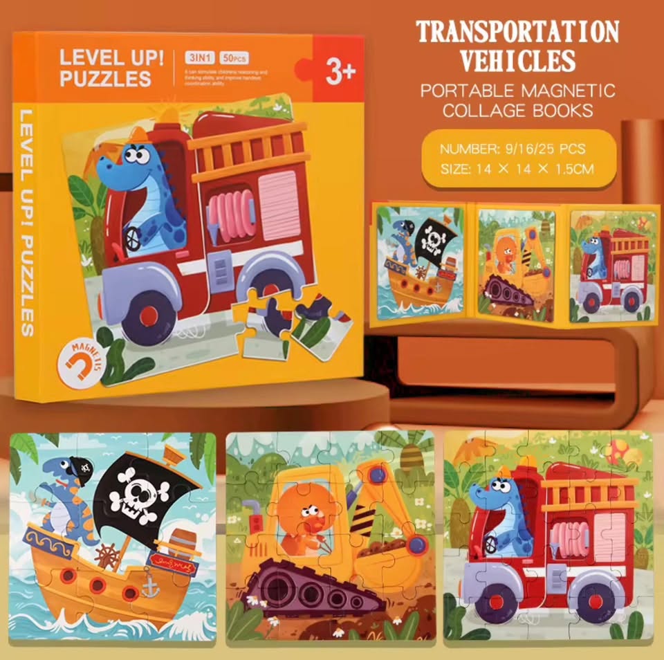 Level Up Magnetic Puzzle Book
