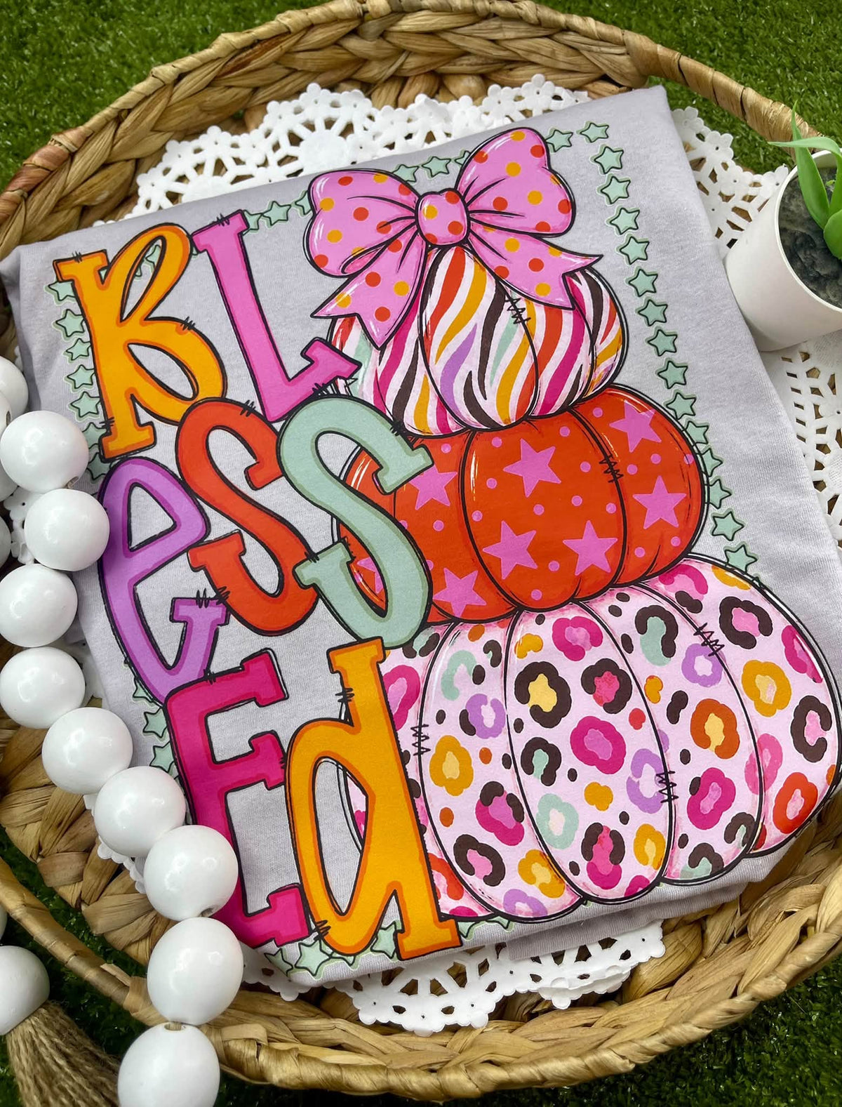 Colorful Blessed Pumpkins