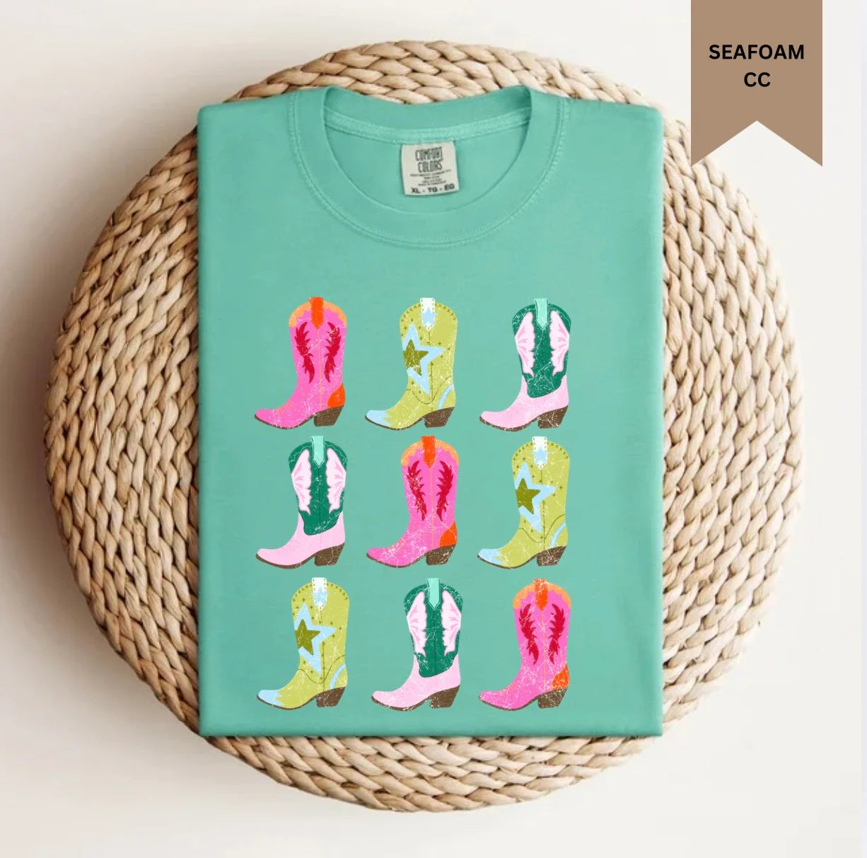 Multiprint Boots Tee