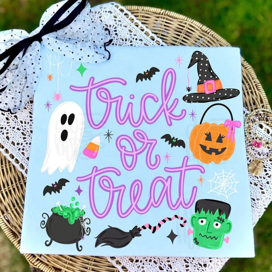 Trick or Treat Doodle Tee