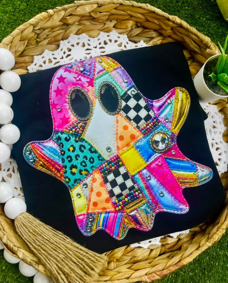 Bright Patchwork Ghost