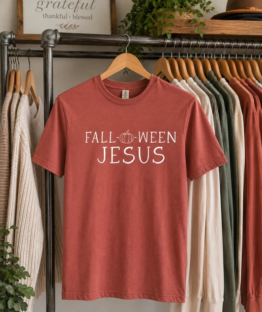 Falloween Jesus Tee