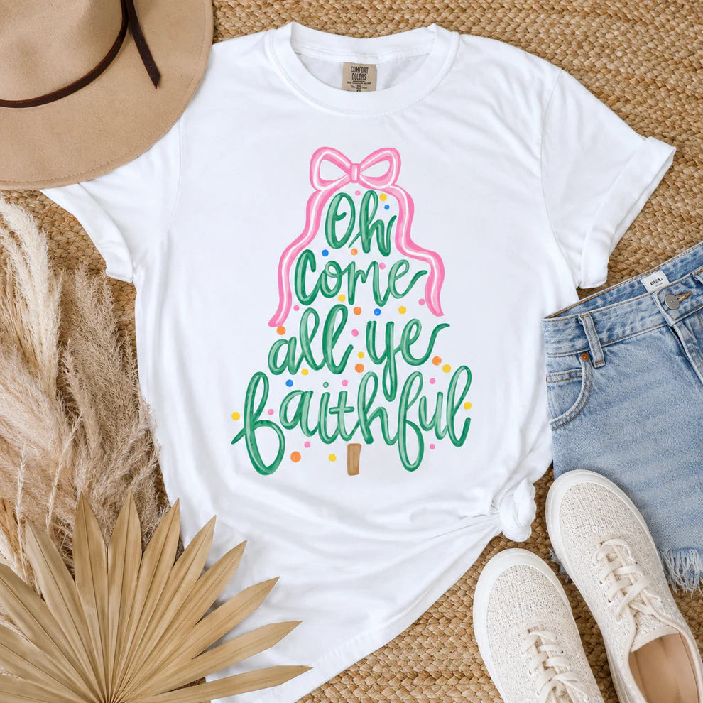 Oh Come All Ye Faithful Tee