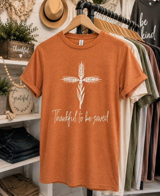 Thankful To Be Saved Tee
