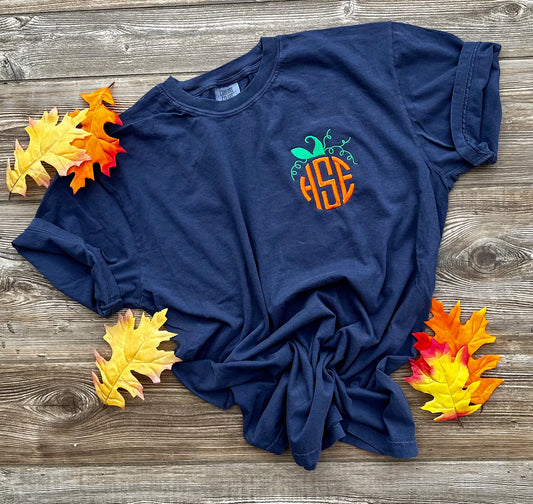 Pumpkin Topper Monogram