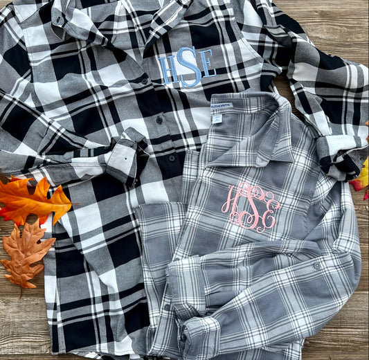 Flannel Monogram