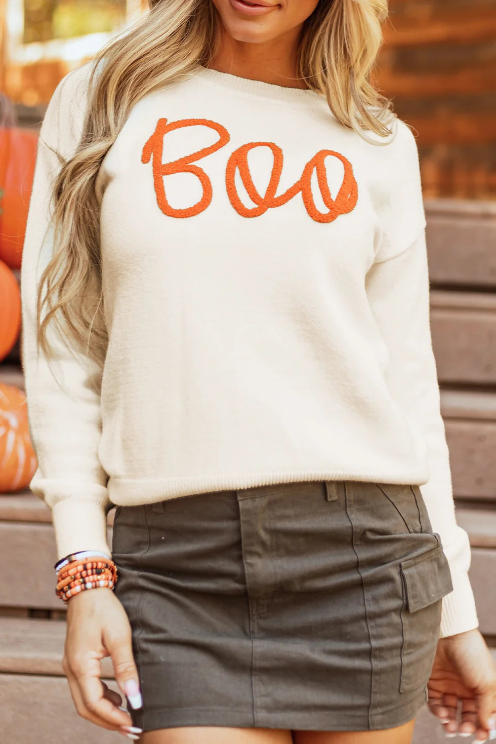 BOO Ribbed Sweater (2 Colors)